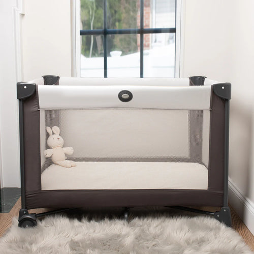 Swaddle Bee Portable Small Crib Sheet - Ivory