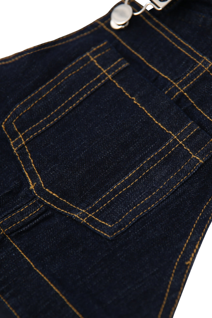 Bopop Denim Collection Jumper (Navy with Denim Detail) Straps May Vary