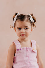 Load image into Gallery viewer, Limited Edition Denim Snap Girls Romper - Pale Pink