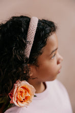 Load image into Gallery viewer, Limited Edition Crochet Raffia Thin Headband - Powder Pink