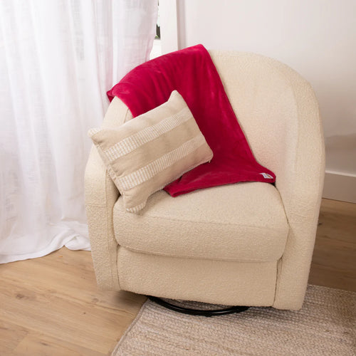 Swaddle Bee BiggerBee Throw Blanket - Raspberry