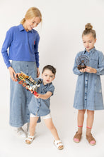 Load image into Gallery viewer, Nou Nelle Denim Shirt Dress (Long Sleeve)