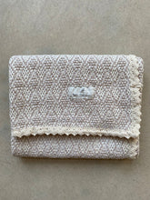 Load image into Gallery viewer, Bebe Organic Crochet Blanket - Sand