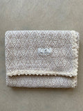 Bebe Organic Crochet Blanket - Sand