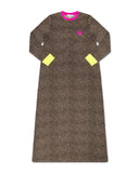 Little Parni Leopard Nightgown (PJ110) - Hot Pink