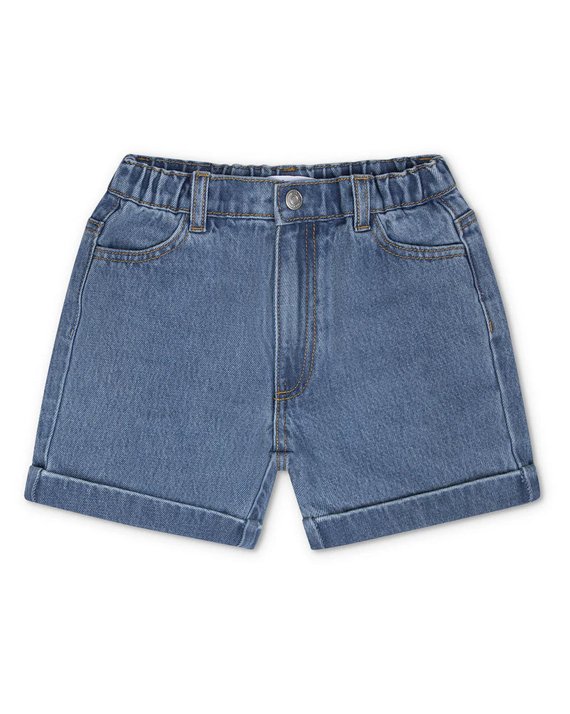 Little Parni Denim Shorts (K609) - Blue Denim