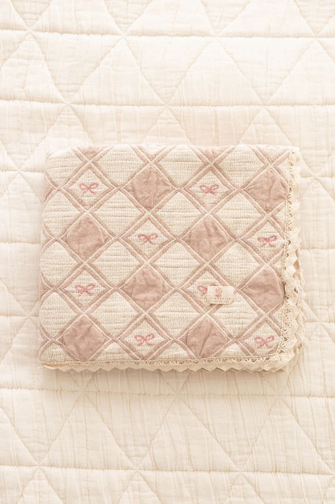New Grain Patchwork Blanket - Bows