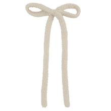 Load image into Gallery viewer, Le Enfant Cashmere Long thin Bow - Cream