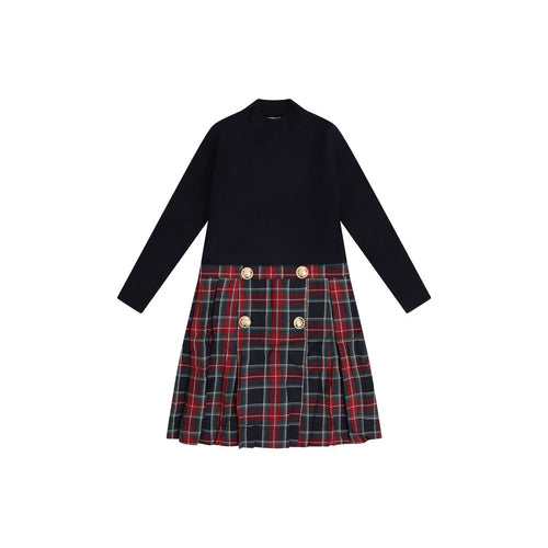 Bopop Plaid Collection Dress
