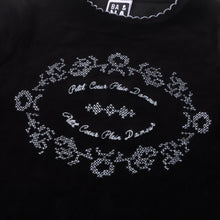 Load image into Gallery viewer, Ba &amp; Na Embroidered Lounge Set - Black/Light Blue