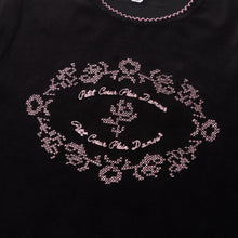 Load image into Gallery viewer, Ba &amp; Na Embroidered Lounge Set - Black/Mauve Pink