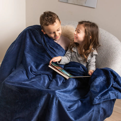 Swaddle Bee BiggerBee Throw Blanket - Navy