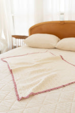 Load image into Gallery viewer, New Grain Knit Pointelle Blanket - Ballet