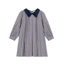 Load image into Gallery viewer, Limonana Windsor Checked Dress - Navy Plaid