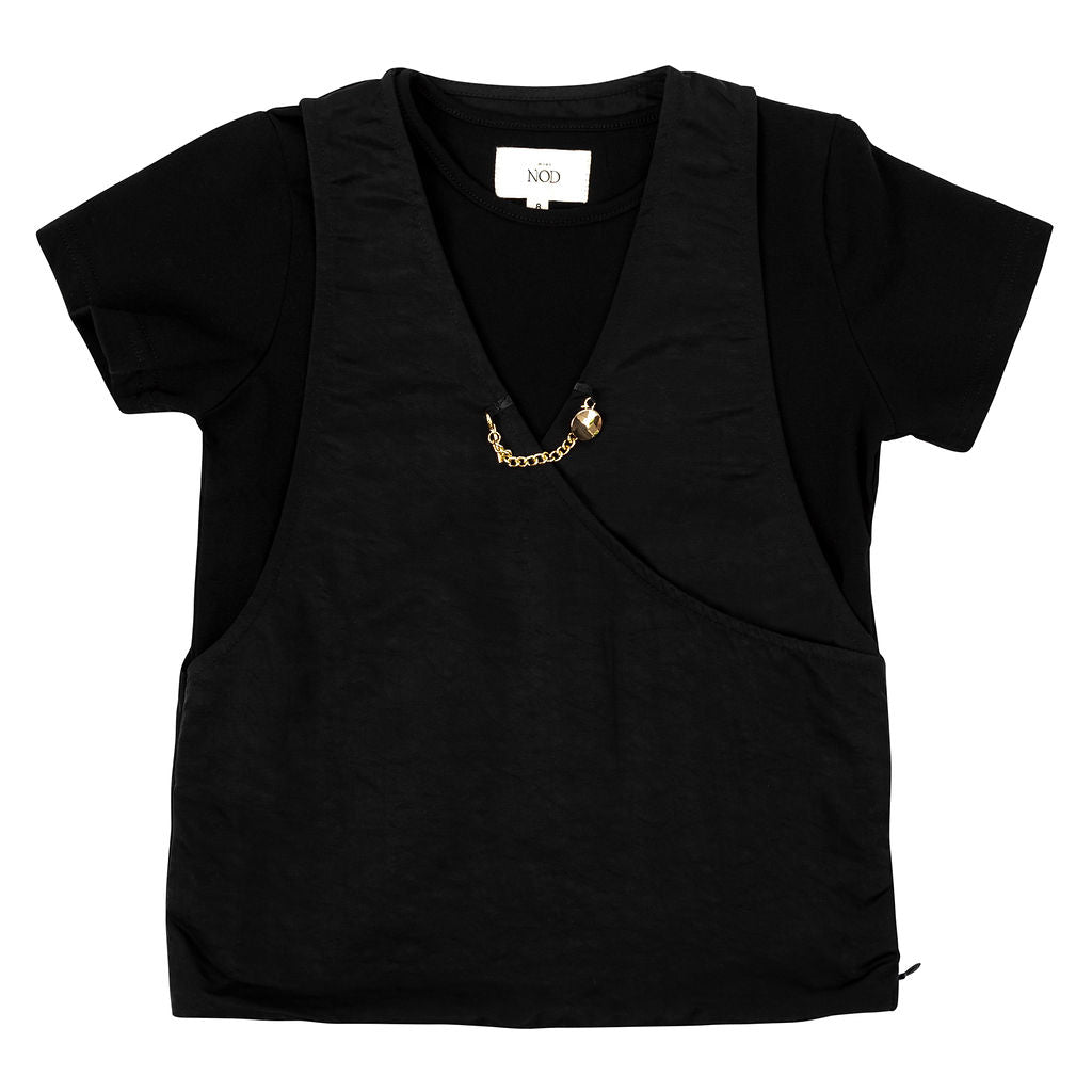 Mini Nod Chain Combo Boys Set - Black