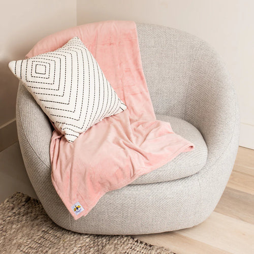 Swaddle Bee BiggerBee Throw Blanket - Dusty Pink