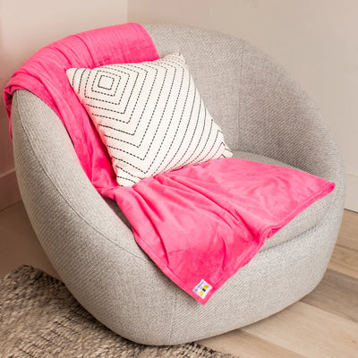 Swaddle Bee BiggerBee Throw Blanket - Hot Pink