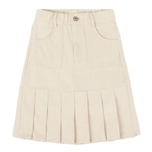 Load image into Gallery viewer, Mini Nod Pleated Heavy Mini Skirt - White