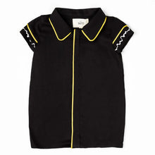 Load image into Gallery viewer, Mini Nod Rope Shirt Boys - Black/Yellow