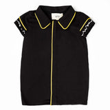 Mini Nod Rope Shirt Boys - Black/Yellow