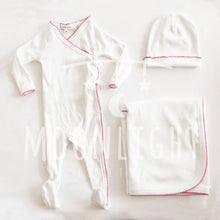 Load image into Gallery viewer, Little Parni K434 Baby Pico 3PC Set - White / Pink