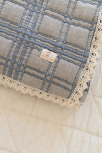 Load image into Gallery viewer, New Grain French Plaid Blanket - Bluebell
