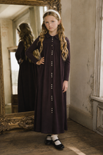 Load image into Gallery viewer, Lil Legs Button Front Maxi Dress - Eggplant