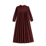 Retro Kid Isla Maxi Soft Sweater Dress - Burgundy
