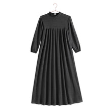 Load image into Gallery viewer, Retro Kid Isla Maxi Soft Sweater Dress - Heather Grey