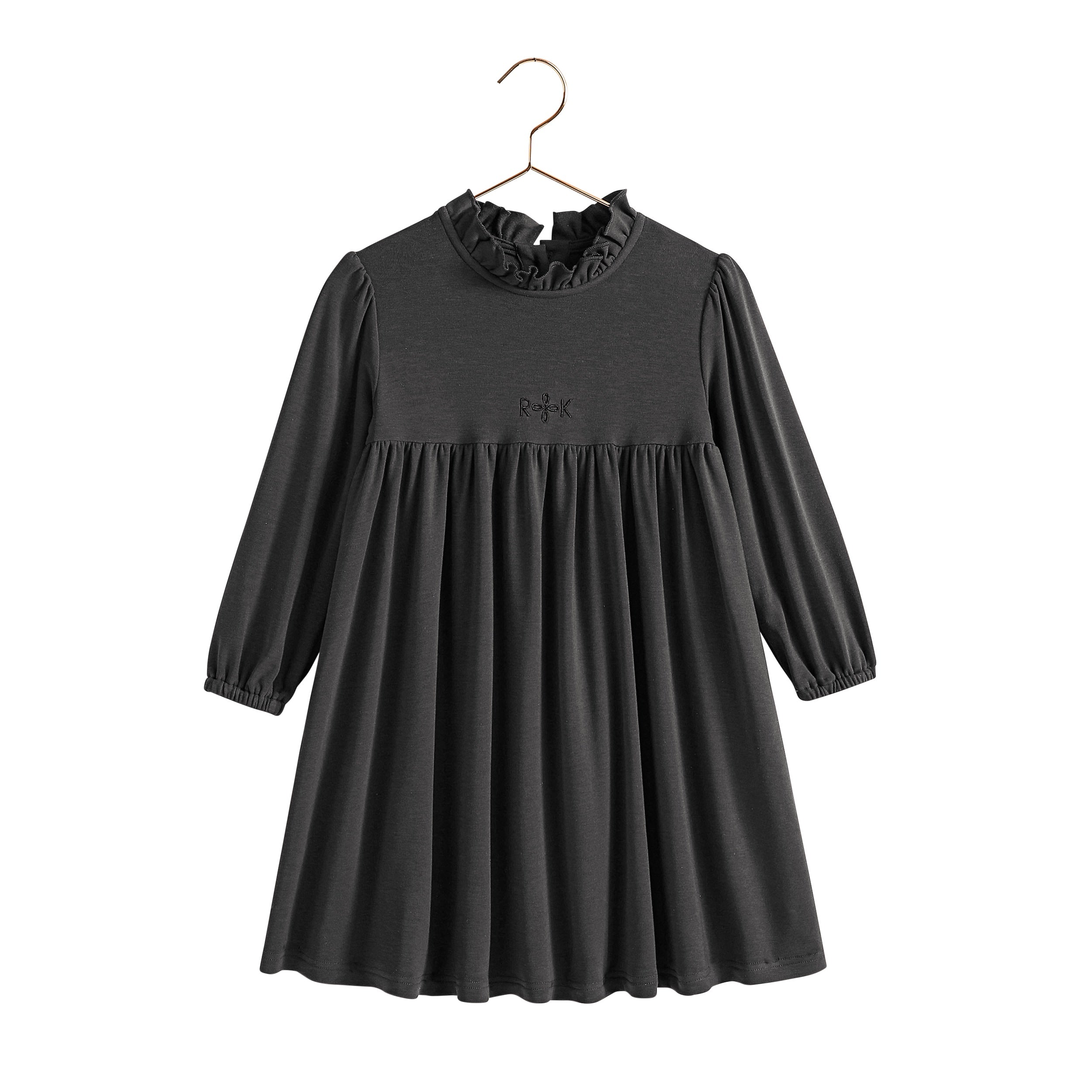 gray and black sweater dress Retro Kid Isla Short Soft msrpprice:$109.00 Size:LARGE-56” Get the layered look Long Sleeve Gown With