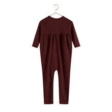 Load image into Gallery viewer, Retro Kid Isla Soft Sweater Baby Romper - Burgundy