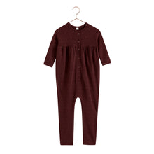 Load image into Gallery viewer, Retro Kid Isla Soft Sweater Baby Romper - Burgundy