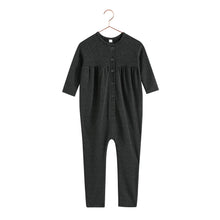 Load image into Gallery viewer, Retro Kid Isla Soft Sweater Baby Romper - Heather Grey