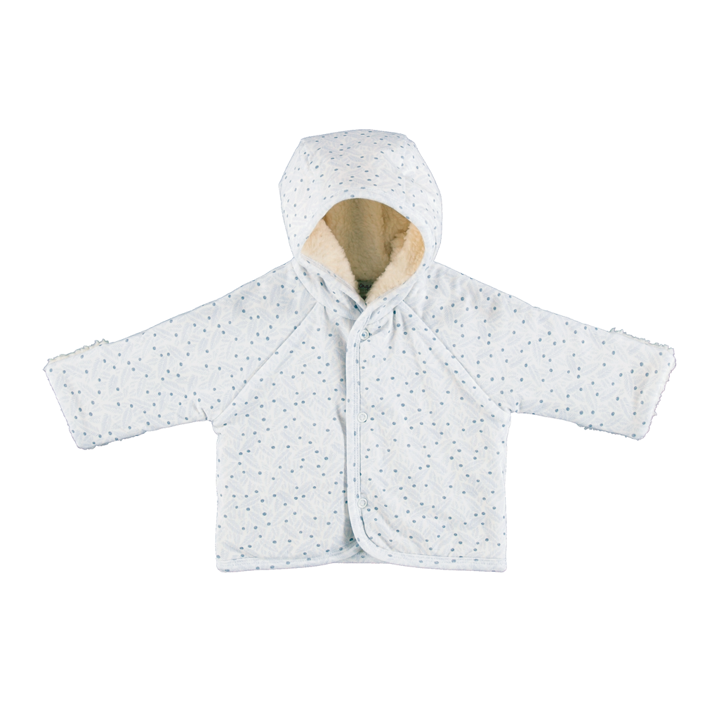 Bebe Organic Iver Jacket - Blue Leaves
