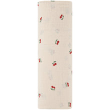 Load image into Gallery viewer, Single Pack Muslin Swaddles - Red Cherry