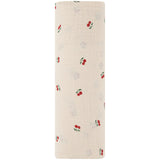Single Pack Muslin Swaddles - Red Cherry