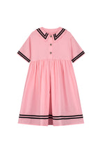 Load image into Gallery viewer, Little Creative Factory Pink Sailor Dress