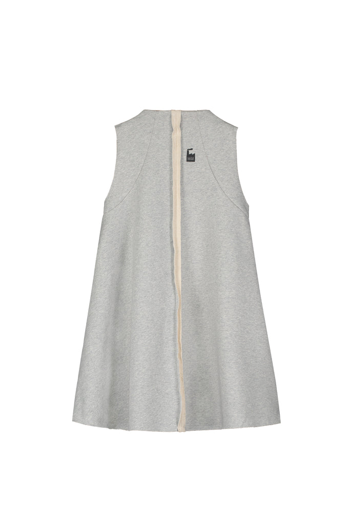 Little Creative Factory Jaki Straight Dress - Grey Melange