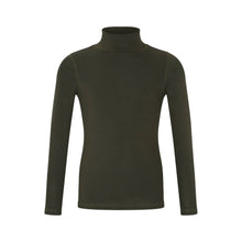 Load image into Gallery viewer, Parni Nashville Solid Ribbed Turtleneck-Green