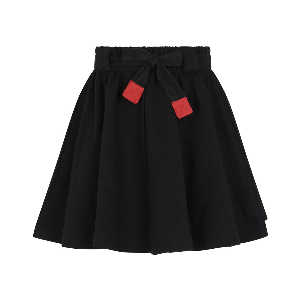 Parni Short Skirt w. Drawstring-Black
