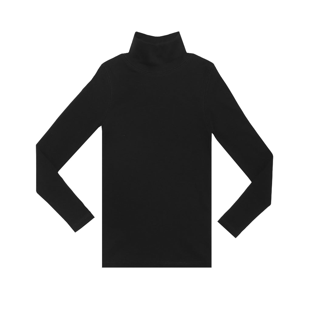 Parni Solid Turtleneck-Black