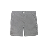 Little Parni K403 Boy's Striped Short - Black/White