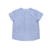 Little Parni K404 Boy's Striped Shirt - Blue/White