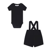 LITTLE PARNI CLASSIC MILANO OVERALL SET K411 BLACK