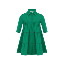 Load image into Gallery viewer, Little Parni K414 Tiered Dress - Green (Measurements Below)