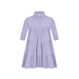 Little Parni K414 Tiered Dress - Lavender (Measurements Below)