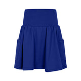 Little Parni K416 Short Tiered Skirt - Royal Blue (Measurements Below)