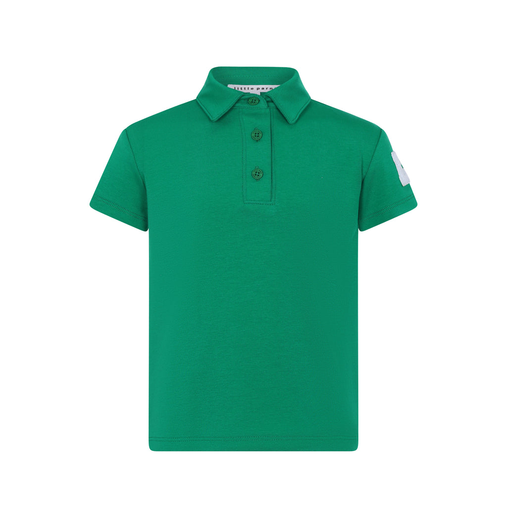 Little Parni K418 Boys Shirt W Collar - Green