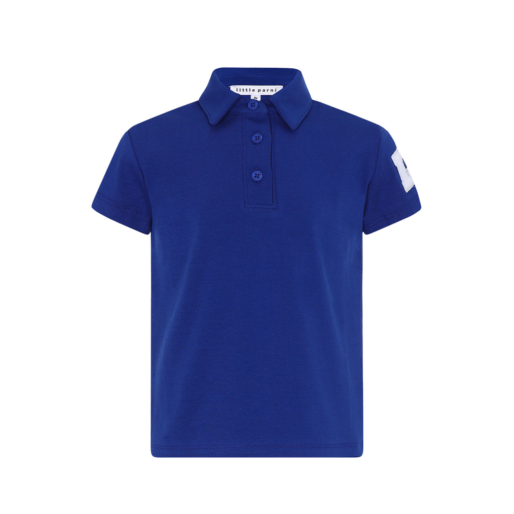 Little Parni K418 Boys Shirt W Collar - Royal Blue