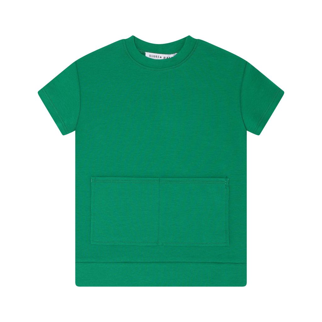 Little Parni K419 Boys Shirt W Pockets - Green